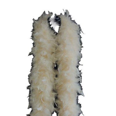 Fukang Feather Turkey Chandelle Feather Boa 72'' 100 gram (Champagne)
