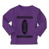 Crayon Outfit - Arts and Crafts Long Sleeve Toddler Cotton Jersey Shirt (Purple - Long Sleeve, 5T/6T) view 1