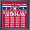 Trends International NHL Montreal Canadiens Champions 13 Wall Poster, 22.375" x 34", Bronze Framed Version view 1