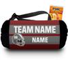 Hand Warmer for Quarterback, Players, and boosters - Customizable Team Name and Player Name (Stripe and Helmet) view 1