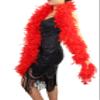 Fukang Feather Turkey Chandelle Feather Boa 72'' 100 Gram (Red) view 1
