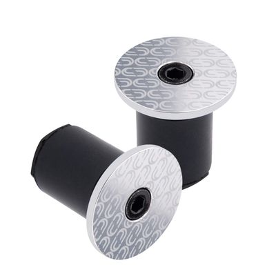 Deda Elementi Loop Bar-End Plugs, Silver