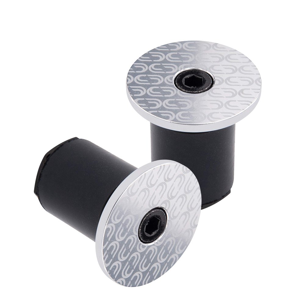 Deda Elementi Loop Bar-End Plugs, Silver