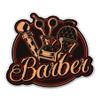 Barber - 3" Vinyl Sticker - for Car Laptop Water Bottle Phone - Waterproof Decal view 1