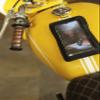 Trip Machine Company Magnetic Universal Leather Phone Pouch/Holder for Bike (Black, 25" / 2 ft) view 2