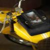 Trip Machine Company Magnetic Universal Leather Phone Pouch/Holder for Bike (Black, 25" / 2 ft) view 3
