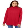 Woman Within Plus Size Thermal Turtleneck - 22/24, Classic Red view 1