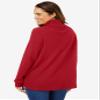 Woman Within Plus Size Thermal Turtleneck - 22/24, Classic Red view 2