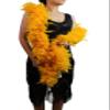 Fukang Feather Turkey Chandelle Feather Boa 72'' 100 Gram (Yellow Gold) view 2