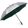 G4Free 68 Inch UV Protection Golf Umbrella Auto Open Vented Double Canopy Oversize Extra Large Windproof Sun Rain Umbrellas (Silver/Green) view 1