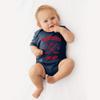 Washington Classic Hockey Arch - Hometown Team Pride Infant Creeper Bodysuit - 12 Month - Navy view 4