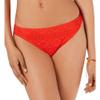Hula Honey Juniors Black Little Wild One Crochet Strappy Bikini Bottoms (Red, X-Large) view 1