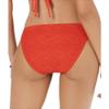 Hula Honey Juniors Black Little Wild One Crochet Strappy Bikini Bottoms (Red, X-Large) view 2