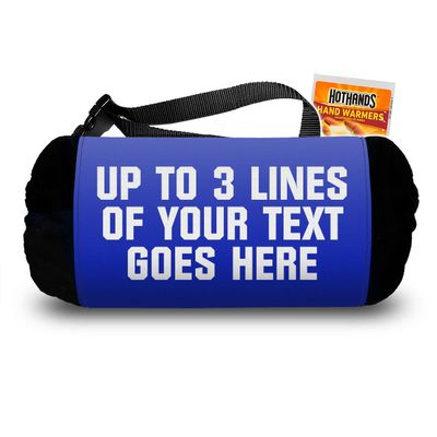 Hand Warmer for quarterbacks, Players, and boosters - Customizable Team Name and Player Name (Text Only)