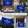 Desert Cactus Indiana State University ISU Flag - 3 x 5 Feet Sycamores Banner, Indoor/Outdoor Durable Fabric, 100% Polyester Design (Style 2) view 3
