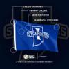 Desert Cactus Indiana State University ISU Flag - 3 x 5 Feet Sycamores Banner, Indoor/Outdoor Durable Fabric, 100% Polyester Design (Style 2) view 4