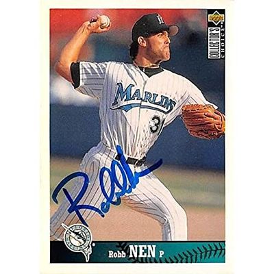 Autograph Warehouse 444096 University of Florida 1997 Upper Deck 117 Robb NEN Autographed Baseball Card