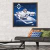 Trends International NHL Tampa Bay Lightning - Andrei Vasilevskiy 19 Wall Poster, 22.375" x 34", Bronze Framed Version view 2