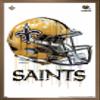 Trends International NFL New Orleans Saints - Drip Helmet 20 Wall Poster, 22.375" x 34", Bronze Framed Version view 1