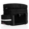Inertia Designs - Bicycle Rack Trunk with Front Pocket and Loop Sides for Patch Application - Black view 1