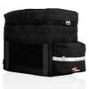 Inertia Designs - Bicycle Rack Trunk with Front Pocket and Loop Sides for Patch Application - Black view 2