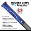SNIPER SKIN Hockey Grip, Fits Adult and Kids Sticks, Easy Install, Durable, Better Than Hockey Tape, Ideal Team Swag, Tacked Feel- RED view 2