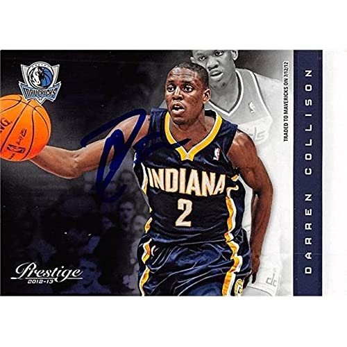 Autograph Warehouse 444490 Indiana Pacers 2012 Panini Prestige 27 Darren Collison Autographed Basketball Card