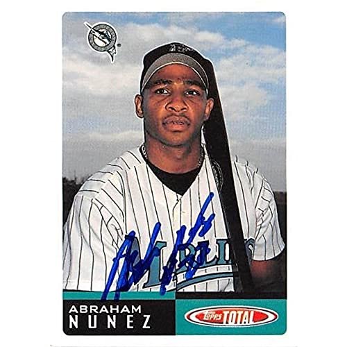 Autograph Warehouse 444114 University of Florida 2002 Topps Total 504 Abraham Nunez Autographed Baseball Card