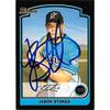 Autograph Warehouse 444363 University of Florida 2003 Topps Bowman 163 Jason Stokes Autographed Baseball Card view 1