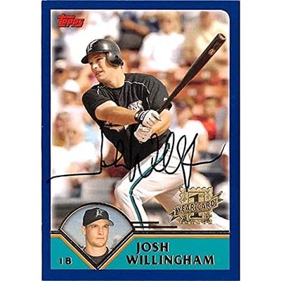 Autograph Warehouse 444219 University of Florida 2003 Topps T222 Josh Willingham Autographed Baseball Card
