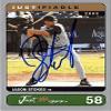 Autograph Warehouse 444358 University of Florida 2002 Just Minors 58 Silver Jason Stokes Autographed Baseball Card view 1