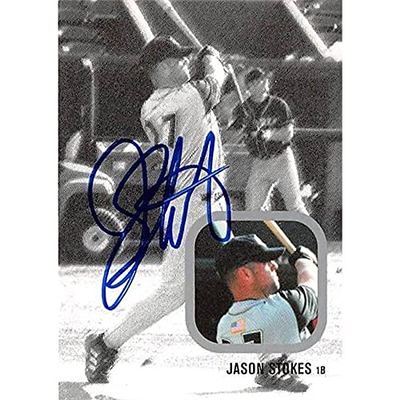 Autograph Warehouse 444360 University of Florida 2002 Just Minors Rookies 15 Jason Stokes Autographed Baseball Card