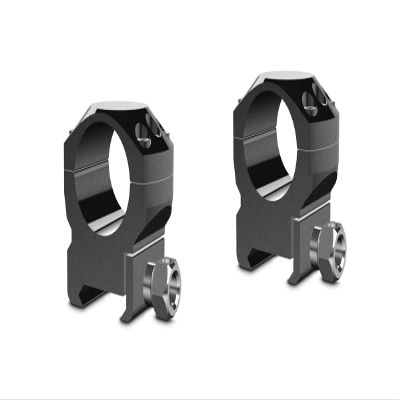 Hawke Sport Optics 24111 1 in. Medium Weaver Tactical Ring Mounts - Black, 2 Piece