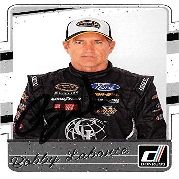 Autograph Warehouse 570421 Auto Racing NASCAR & SC Bobby Labonte Autographed Trading Card - 2017 Donruss No.65