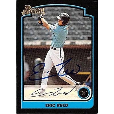 Autograph Warehouse 444422 University of Florida 2003 Topps Bowman 290 Eric Reed Autographed Baseball Card