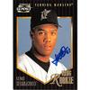 Autograph Warehouse 421340 Livan Hernandez Autographed Baseball Card Florida Marlins FT 1996 Pinnacle Summit No.172 view 1