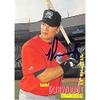 Autograph Warehouse 421242 Todd Dunwoody Autographed Baseball Card Florida Marlins Portland Seadogs FT 1996 Best No.13 view 1