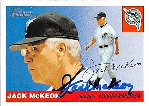 Autograph Warehouse 444071 University of Florida 2004 Topps Heritage 130 Jack Mckeon Autographed Baseball Card