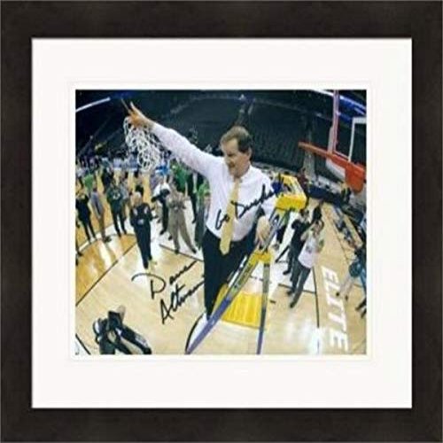 Autograph Warehouse 376861 8 x 10 in. Dana Altman Autographed Matted & Framed Photo - Oregon Ducks Basketball Coach Image No.SC6 Net Cutting