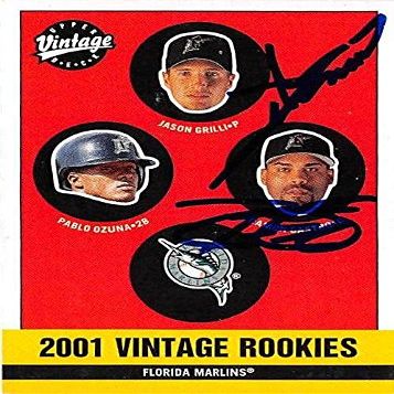 Autograph Warehouse 444196 University of Florida 2001 Upper Deck Vintage 364 Rookie Jason Grilli & Ramon Castro Autographed Baseball Card