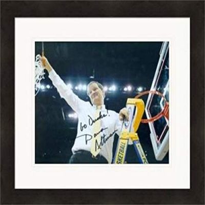 Autograph Warehouse 376859 8 x 10 in. Dana Altman Autographed Matted & Framed Photo - Oregon Ducks Basketball Coach Image No.SC5 Net Cutting