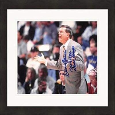 Autograph Warehouse 432911 8 x 10 in. St.Louis Cardinals Denny Crum Autographed Inscribed 1980 & 1984 NCAA Champions 12 Matted & Framed Photo