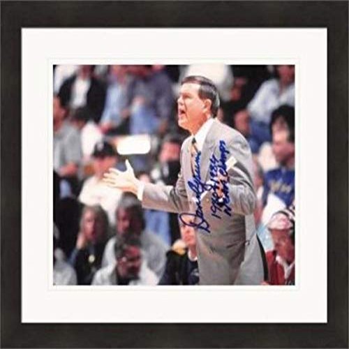 Autograph Warehouse 432911 8 x 10 in. St.Louis Cardinals Denny Crum Autographed Inscribed 1980 & 1984 NCAA Champions 12 Matted & Framed Photo