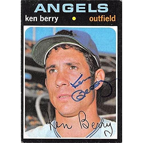Autograph Warehouse 365530 Ken Berry Autographed Baseball Card - 1971 Topps 466