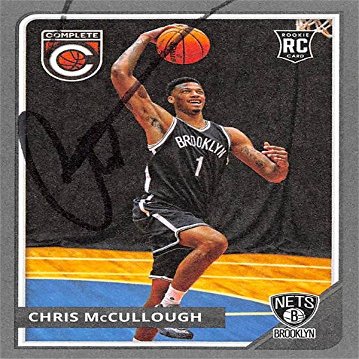 Autograph Warehouse 444525 Brooklyn Nets 2015 Panini Complete Silver 305 Chris McCullough Autographed Basketball Card