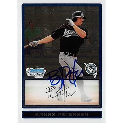 Autograph Warehouse 444162 University of Florida 2009 Topps Bowman Chrome BCP89 Bryan Petersen Autographed Baseball Card