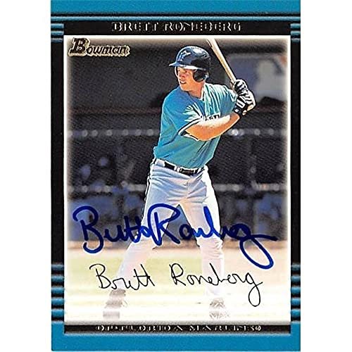 Autograph Warehouse 444428 University of Florida 2002 Topps Bowman 354 Brett Roneberg Autographed Baseball Card