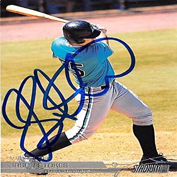 Autograph Warehouse 444366 University of Florida 2003 Topps Stadium Club 18V Jason Stokes Autographed Baseball Card