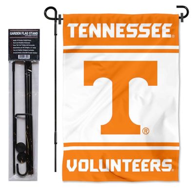 College Flags & Banners Co. Tennessee Volunteers Garden Flag and Pole Holder Set