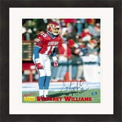 Autograph Warehouse 409792 8 x 10 in. Stepfret Williams Autographed Matted & Framed Photo - Louisiana Monroe